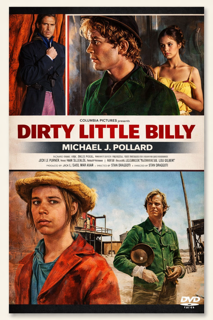 DIRTY LITTLE BILLY (1974) Felissa Rose - Public Domain DVD NO CASE