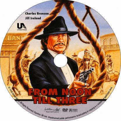 FROM NOON TILL THREE (1976) Charles Bronson, Stan Haze, Douglas Fowley, Jill Ireland, Douglas V. Fowley - Public Domain Movie DVD NO CAS7