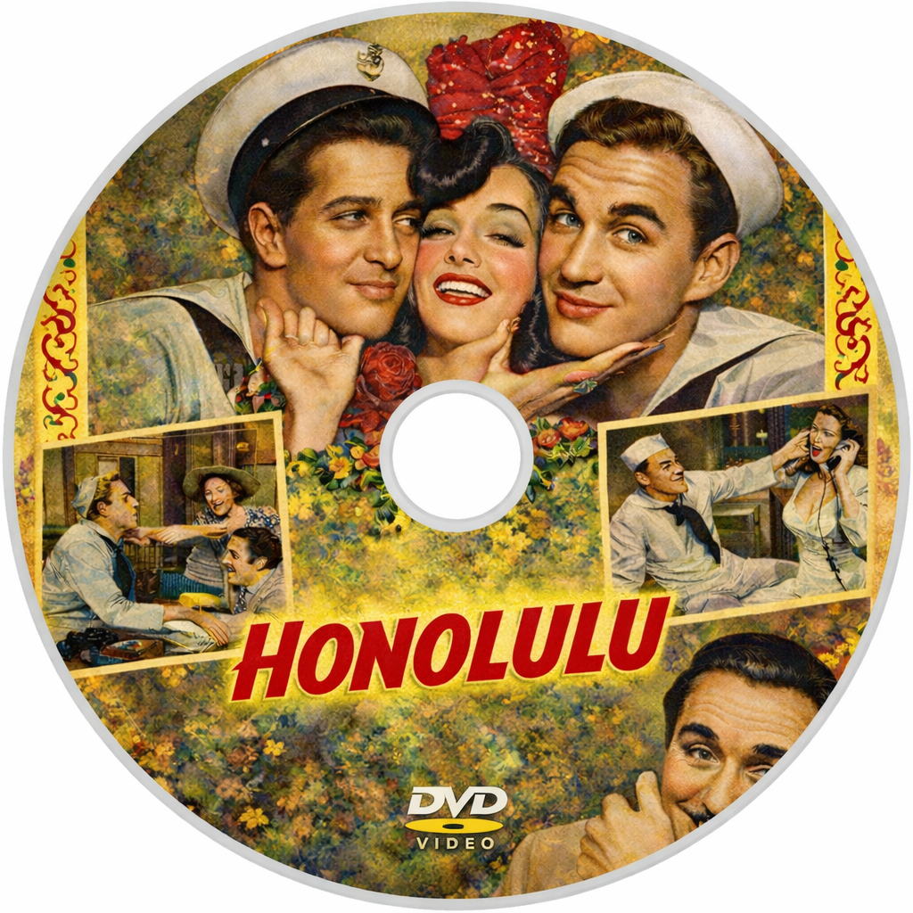 HONOLULU (1939) Eleanor Powell,Robert Young,George Burns,Gracie Allen - DVD NO CASE
