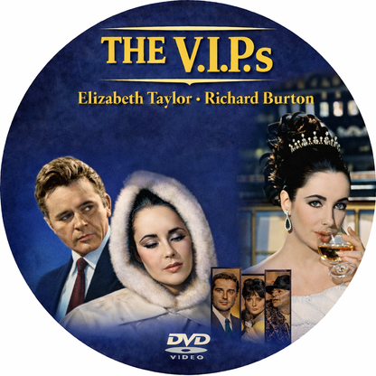 THE V.I.Ps (1963) Starring - Maggie Smith,Elsa Martinelli, Elizabeth Taylor, Richard Burton, Rod Taylor, Louis Jourdan - Public Domain DVD NO CASE