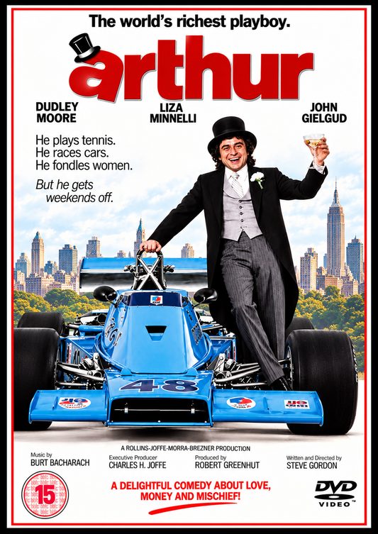 ARTHUR (1981) Dudley Moore • Liza Minnelli • John Gielgud Geraldine Fitzgerald • Jill Eikenberry • Stephen Elliott • DVD NO CASE
