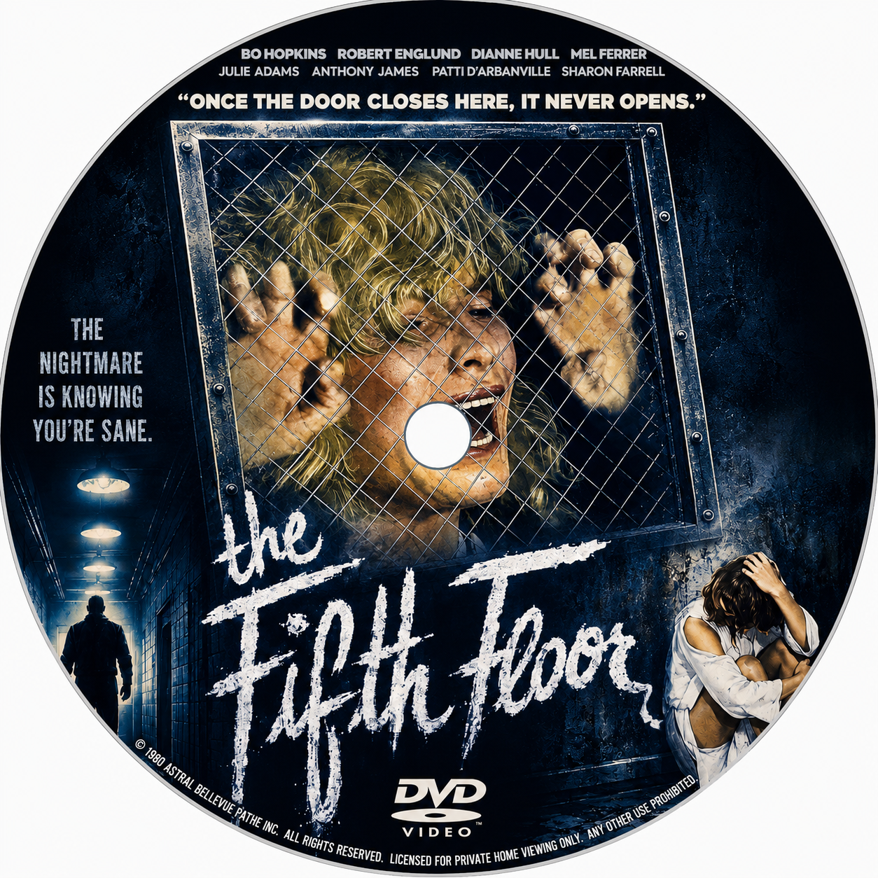 THE FIFTH FLOOR (1978) Bo Hopkins,Dianne Hull,Patti D'Arbanville,Sharon Farrell,Robert Englund - Public Domain DVD NO CASE