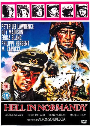 HELL IN NORMANDY (1968) Guy Madison,Lee Lawrence,Erika Blanc  - Public Domain DVD NO CASE