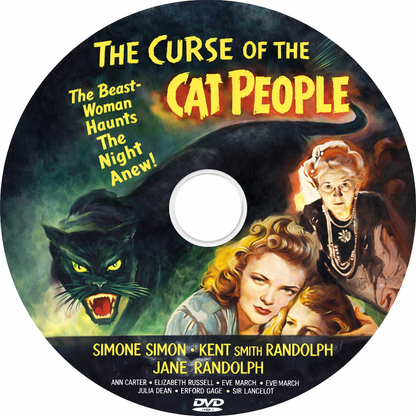 THE CURSE OF THE CAT PEOPLE (1944) Kent Smith, Ann Carter, Elizabeth Russell, Simone Simon, Jane Randolph  - Public Domain Movie DVD NO CASE