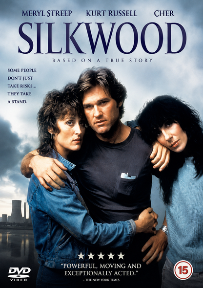 SILKWOOD (1983) Starring - Meryl Streep, Kurt Russell, Cher - Public Domain DVD (No Case)
