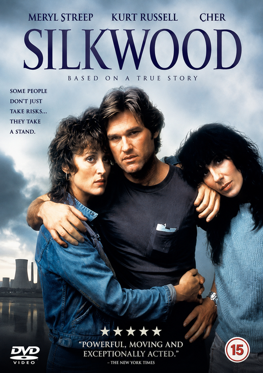 SILKWOOD (1983) Starring - Meryl Streep, Kurt Russell, Cher - Public Domain DVD (No Case)