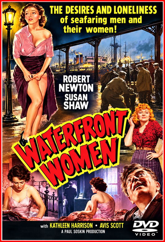 WATERFRONT WOMEN (aka WATERFRONT) (1950) Robert Newton,Kathleen Harrison,Susan Shaw - Public Domain DVD NO CASE