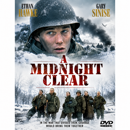A MIDNIGHT CLEAR (1992) Ethan Hawke,Kevin Dillon,Arye Gross,Peter Berg,Gary Sinise - Public Domain DVD NO CASE