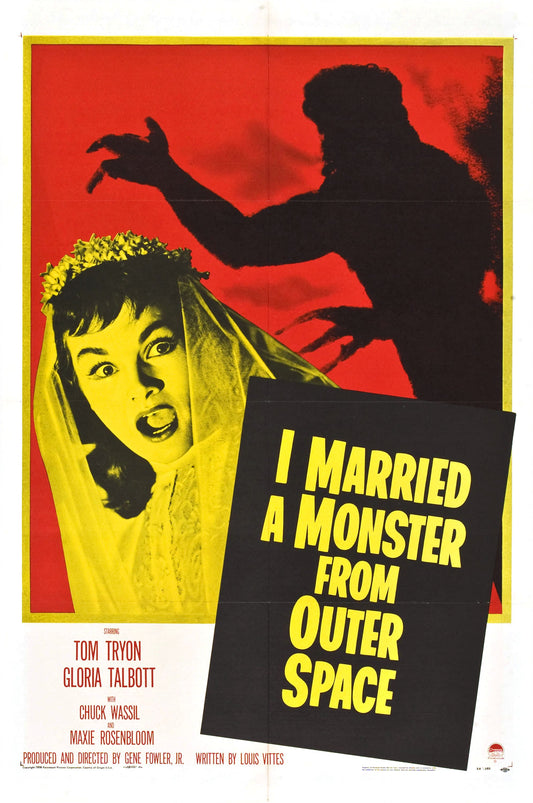 I Married a Monster from Outer Space (1958) (DVD) Ty Hardin, Tom Tryon - Public Domain Movie Disc only