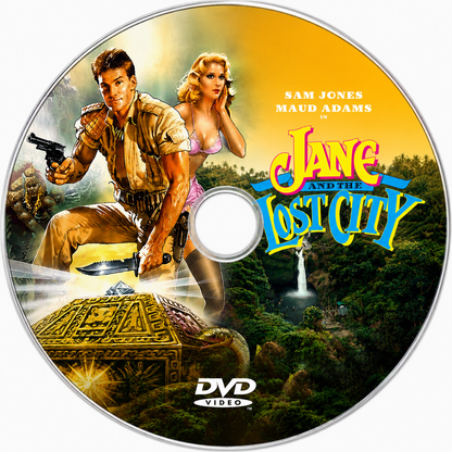 JAYNE AND THE LOST CITY (1987) DVD Maud Adams, Jasper Carrot - PUBLIC DOMAIN DVD NO CASE