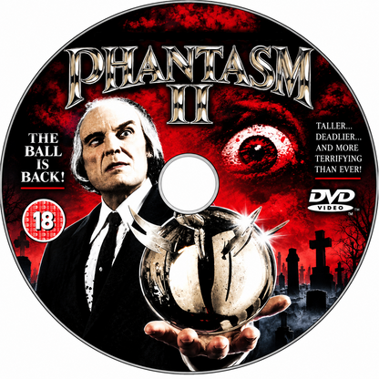 PHANTASM II (1988) James LeGros • Reggie Bannister • Angus Scrimm • Paula Irvine• DVD NO CASE
