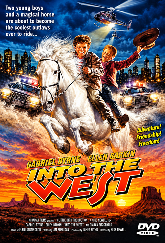 INTO THE WEST (1992) Doris Day, Richard Harris, Ray Walston, Jack Kruschen, Edward Mulhare, Lilia Skala and Michael J. Pollard - PUBLIC DOMAIN DVD ONLY NO CASE