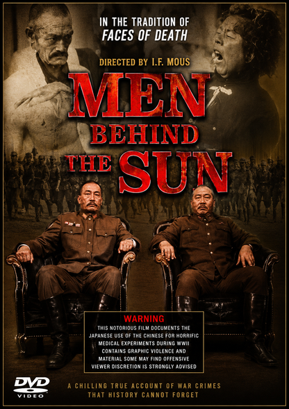 MEN BEHIND THE SUN (1988) (18) DUBBED - Gang Wang,Hsu Gou,Tie Long Jin,Zhao Hua Mei,Zhe Quan,Run Sheng Wang - Public Domain DVD NO CASE RARE !