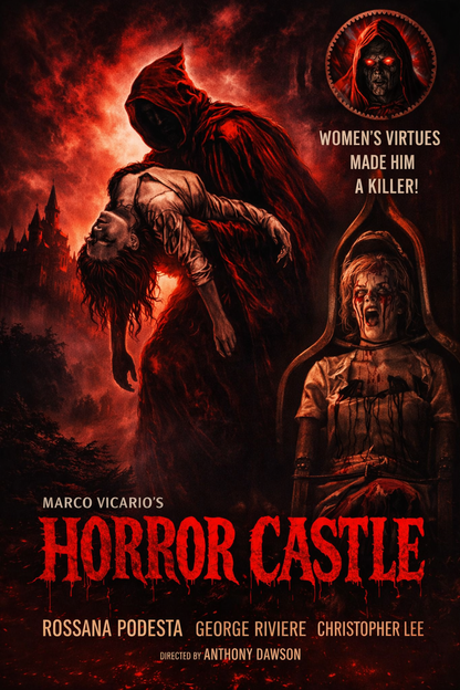 HORROR CASTLE (1963) Jim Dolen, Georges Riviere - Public Domain DVD NO CASE