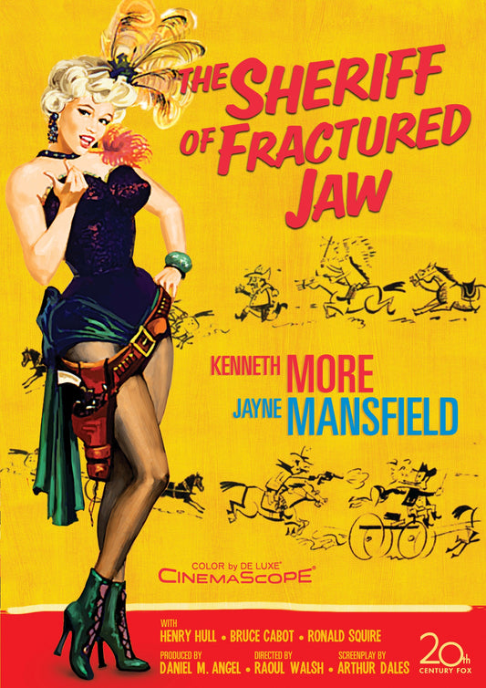 THE SHERIFF OF FRACTURED JAW (1958) Kenneth More,Jayne Mansfield,Henry Hull,Bruce Cabot - RARE DELETED  DVD NO CASE