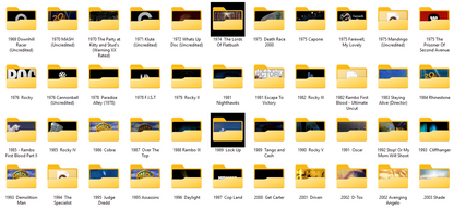 SYLVESTER STALLONE - 70 MOVIES - 1 DOC 1 TV SERIES COLLECTION ON 8 BLU-RAY'S MP4's