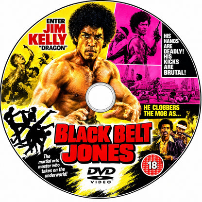 BLACK BELT JONES (1974) Jim Kelly • Gloria Hendry • Scatman Crothers • Eric Laneuville • Alan Weeks - DVD NO CASE