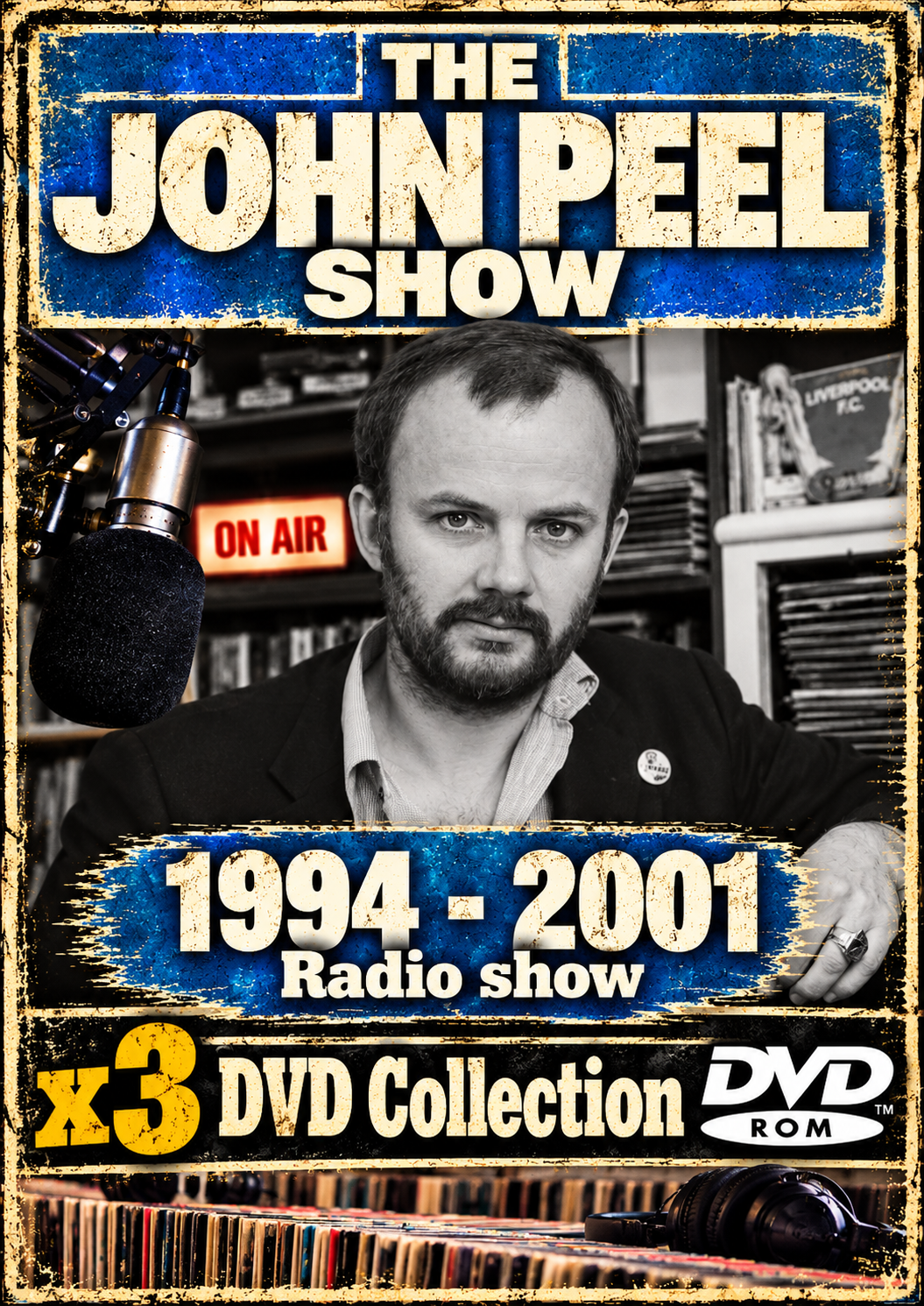 THE JOHN PEEL RADIO SHOW - 1994 - 2001 x3 DVDROM COLLECTION  - Retro Old Time Radio Shows MP3 DVDROM