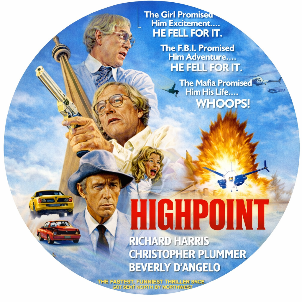 HIGHPOINT (1982) Richard Harris,Christopher Plummer ,Public Domain - DVD NO CASE