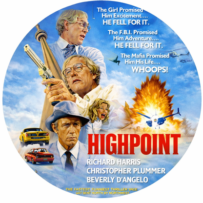 HIGHPOINT (1982) Richard Harris,Christopher Plummer ,Public Domain - DVD NO CASE