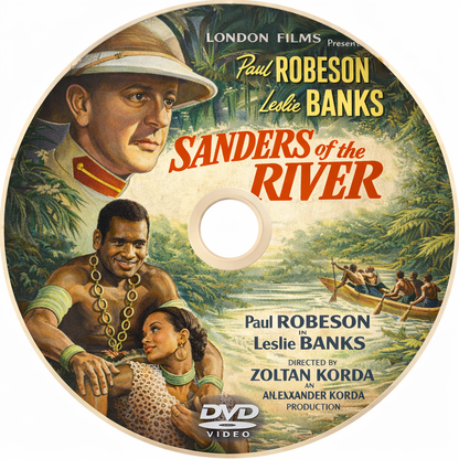 Sanders of the River  (1935) PAUL ROBESON - DVD, Public Domain DVD NO CASE
