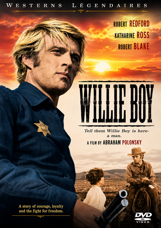 TELL THEM WILLIE BOY IS HERE (1969) Robert Redford, Katharine Ross, Robert Blake, Susan Clark - PUBLIC DOMAIN DVD ONLY NO CASE