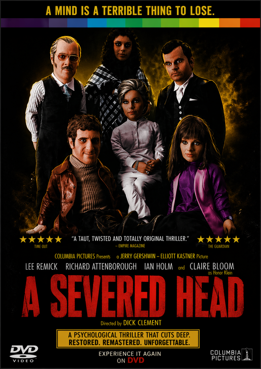 A SEVERED HEAD (1971) Lee Remick, Jennie Linden - Public Domain DVD NO CASE