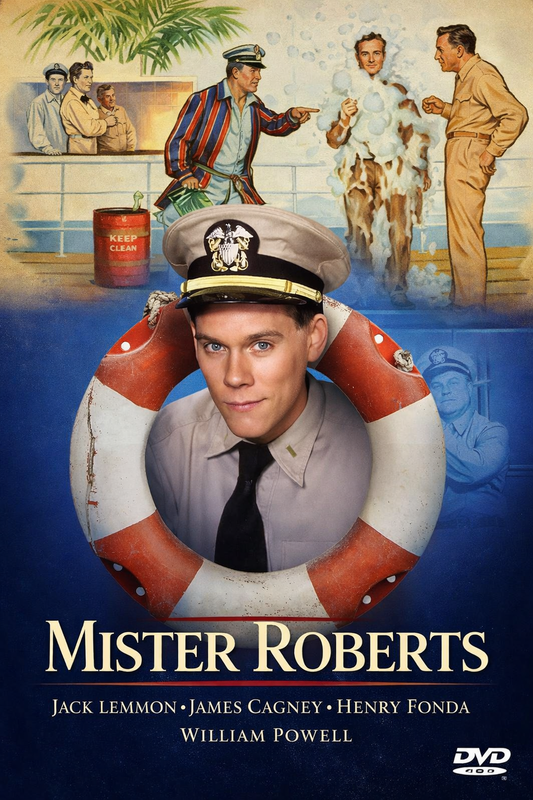 MISTER ROBERTS  (1955) - DVD - Henry Fonda - Public Domain DVD NO CASE