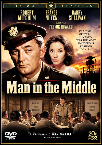THE MAN IN THE MIDDLE (1964) Robert Mitchum,France Nuyen,Barry Sullivan - Public Domain Movie DVD NO CASE