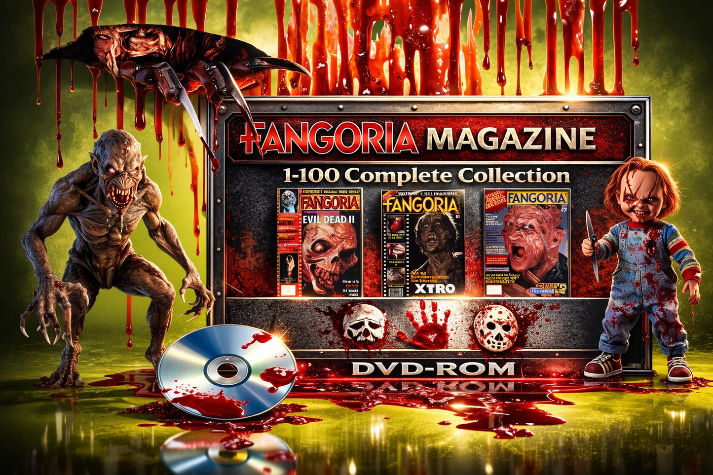 FANGORIA - RETRO MAGAZINE  1-100 CBR Format+DREAMTIME STORIES ON DVDROM