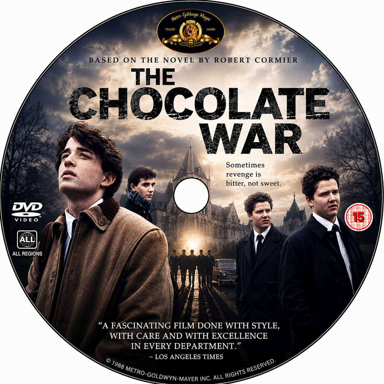 THE CHOCOLATE WAR (1988) Ilan Mitchell-Smith, John Glover, Wallace Langham, Doug Hutchison - Public Domain Movie DVD NO CASE