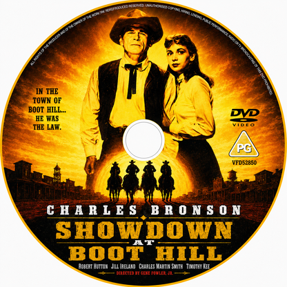 SHOWDOWN AT BOOT HILL (1958) CHARLES BRONSON - Public Domain Movie DVD NO CASE