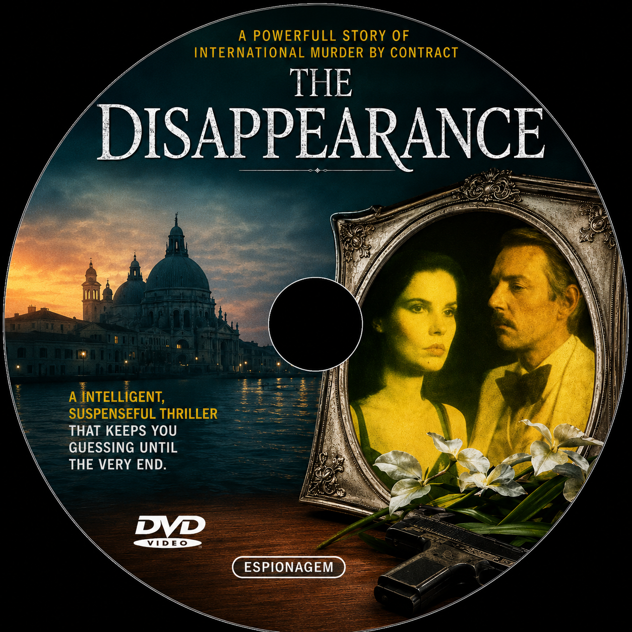 THE DISAPPEARANCE (1977) Donald Sutherland, Francine Racette, David Hemmings, John Hurt, David Warner, Virginia McKenna, Christopher Plummer - VERY RARE DELETED TITLE ! - DVD NO CASE