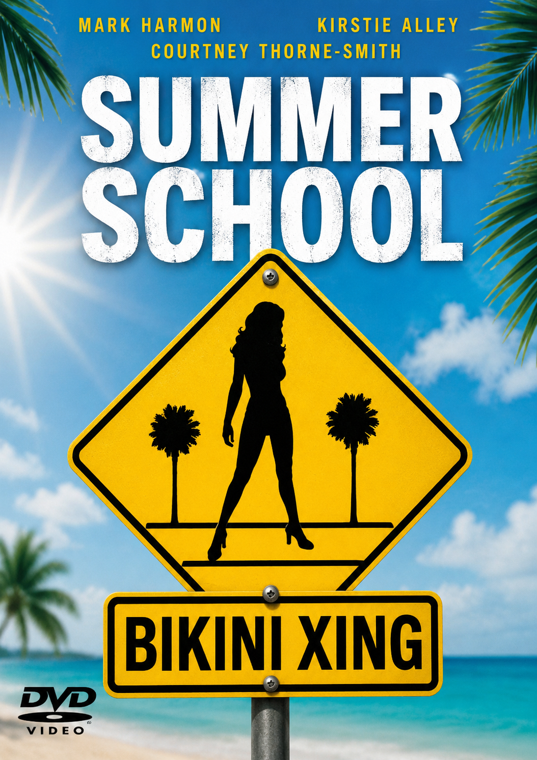 SUMMER SCHOOL (1987) Mark Harmon,Kirstie Alley - PUBLIC DOMAIN DVD ONLY NO CASE
