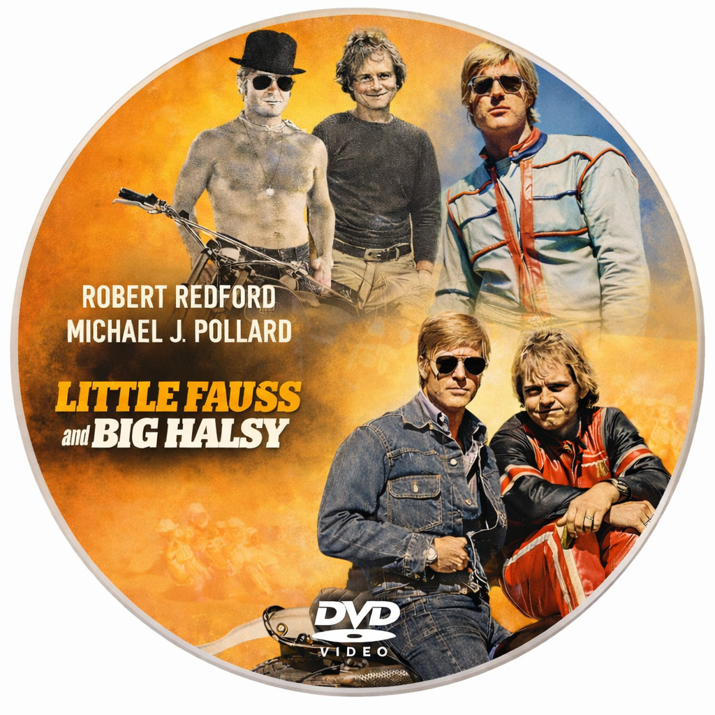 LITTLE FAUSS AND BIG HALSY (1970) Robert Redford - Public Domain DVD NO CASE