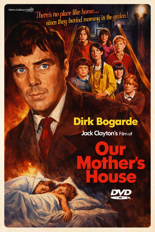 OUR MOTHER'S HOUSE (1967) Pamela Franklin, Dirk Bogarde, Mark Lester - Public Domain DVD NO CASE
