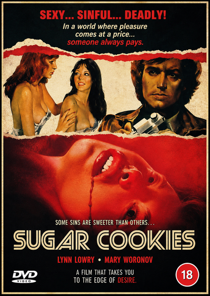 SUGAR COOKIES (1973)  George Shannon,Mary Woronov,Lynn Lowry,Monique van Vooren - Public Domain DVD NO CASE