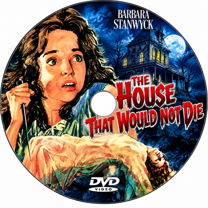 THE HOUSE THAT WOULD NOT DIE (1970) Starring - Barbara Stanwyck • Richard Egan • Michael Anderson Jr. • Kitty Winn• DVD NO CASE