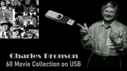 CHARLES BRONSON  - 66 MOVIE COLLECTION ON ONE USB