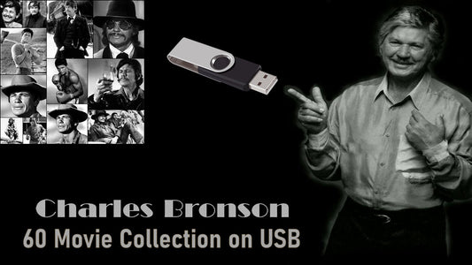 CHARLES BRONSON  - 66 MOVIE COLLECTION ON ONE USB