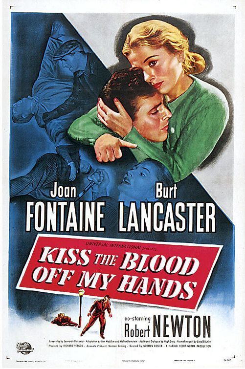 KISS THE BLOOD OFF MY HANDS (1948) Joan Fontaine- Public Domain DVD NO CASE