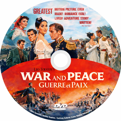 WAR AND PEACE (1956)  Andy Griffith ,Ron Howard ,Don Knotts ,Howard Morris ,Jim Nabors - Public Domain Movie DVD NO CASE