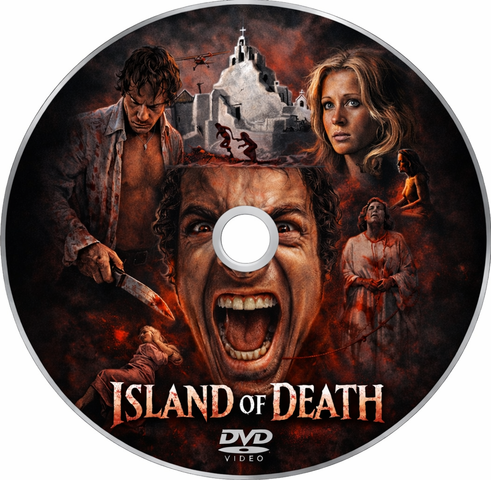 ISLAND OF DEATH (1976)  Robert Behling,Jane Lyle,Jessica Dublin,Gerard Gonalons,Jannice McConnell - Public Domain Movie DVD NO CASE