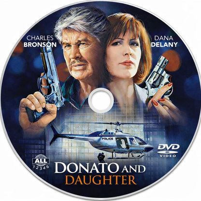 DONATO AND DAUGHTER (1993) Charles Bronson,Dana Delany - PUBLIC DOMAIN DVD ONLY NO CASE