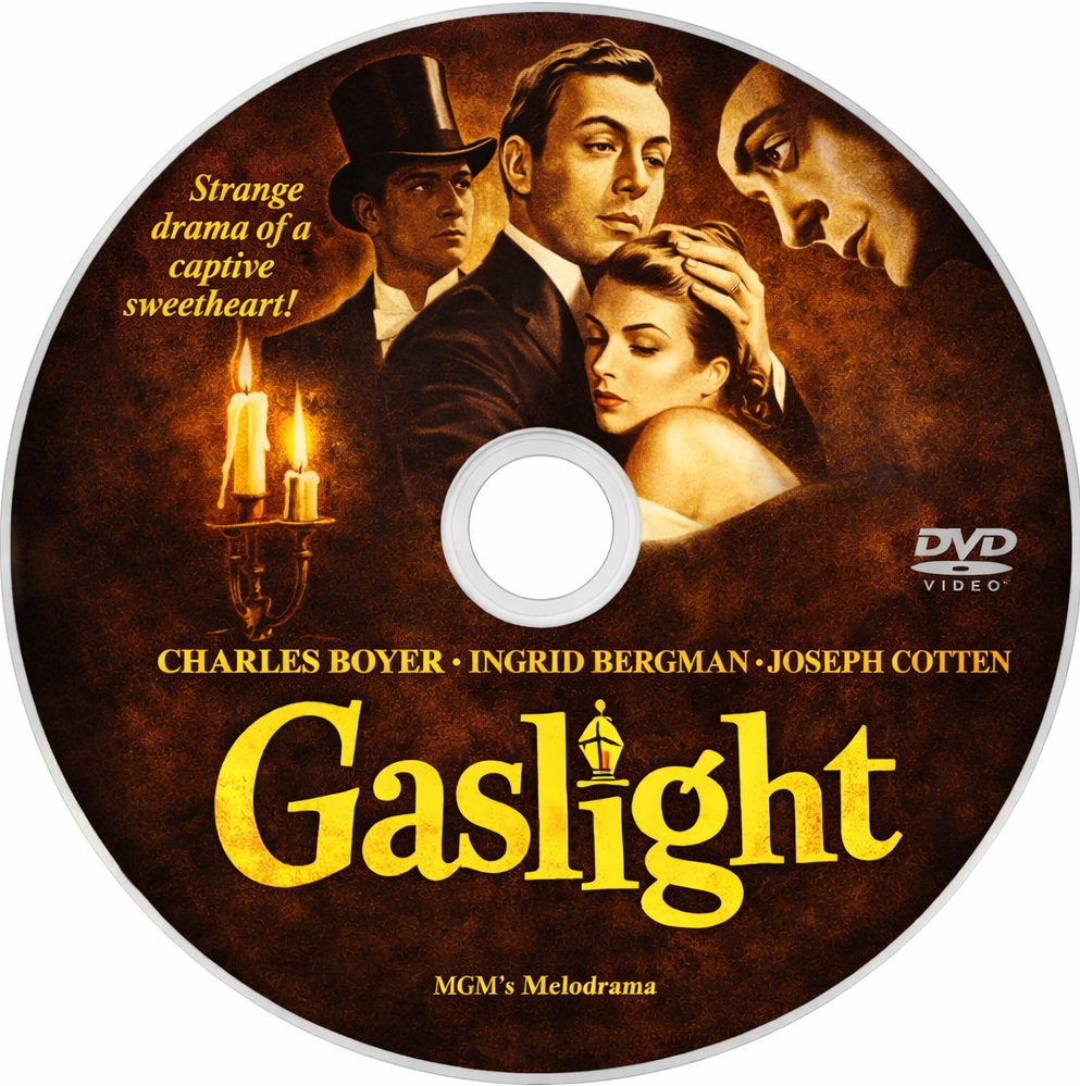 GASLIGHT (1944) Charles Boyer,Ingrid Bergman,Joseph Cotten,May Whitty,Angela Lansbury - Public Domain DVD NO CASE RARE !