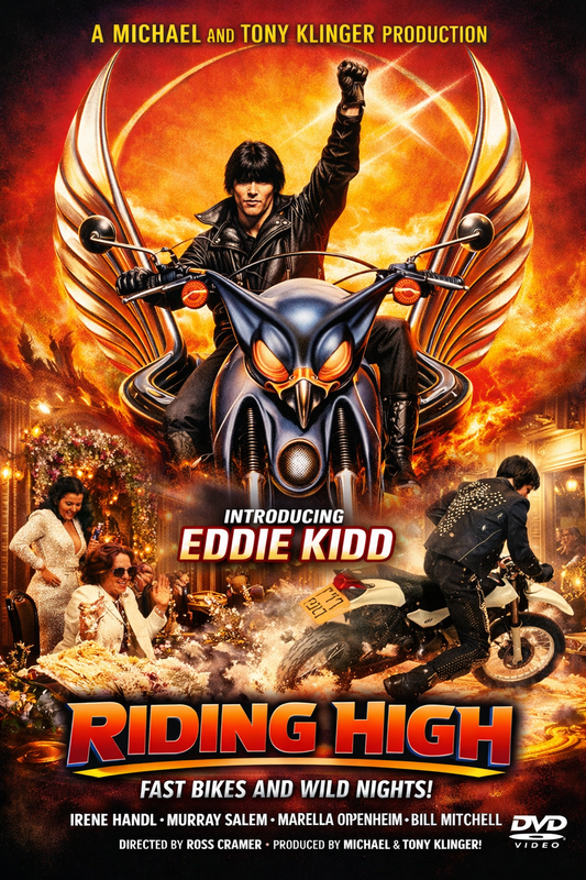 RIDING HIGH (1981) Eddie Kidd ,Irene Handl ,Murray Sale  - Public Domain DVD NO CASE