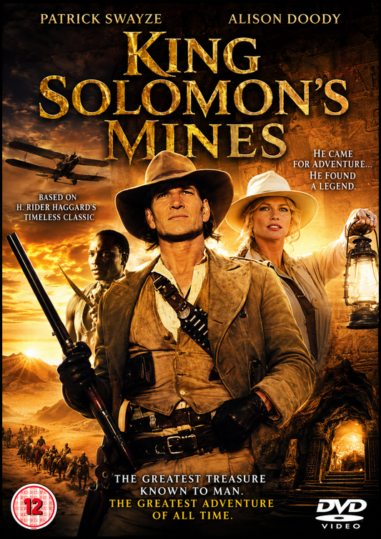 KING SOLOMON'S MINES - 2 DVD SET (2004) Patrick Swayze, Alison Doody, Roy Marsden, John Standing, Gavin Hood