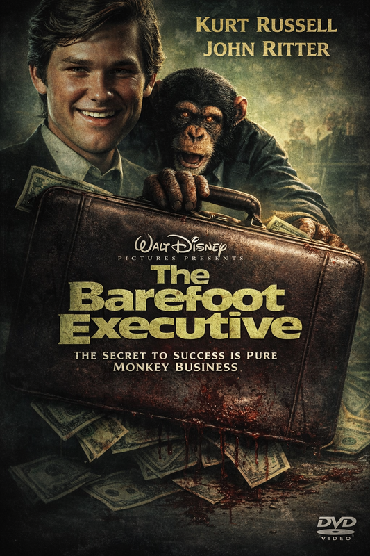 THE BAREFOOT EXECUTIVE (1971)  Kurt Russell ,Joe Flynn ,Wally Cox ,Heather North ,John Ritter ,Harry Morgan - Public Domain Movie DVD NO CASE