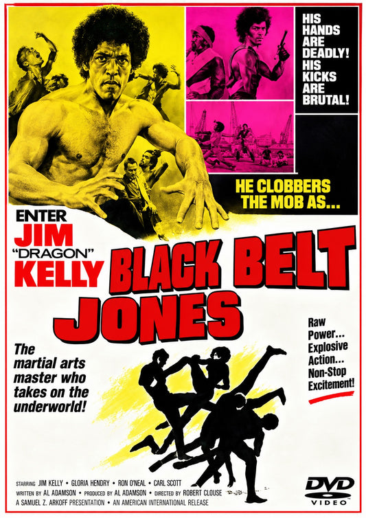 BLACK BELT JONES (1974) Jim Kelly • Gloria Hendry • Scatman Crothers • Eric Laneuville • Alan Weeks - DVD NO CASE