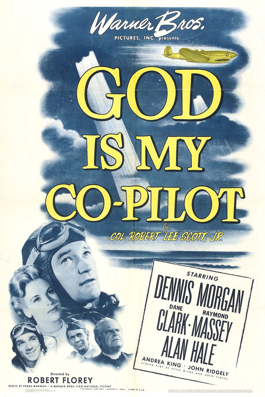 GOD IS MY CO-PILOT (1945) Raymond Massey - Public Domain Movie DVD NO CASE